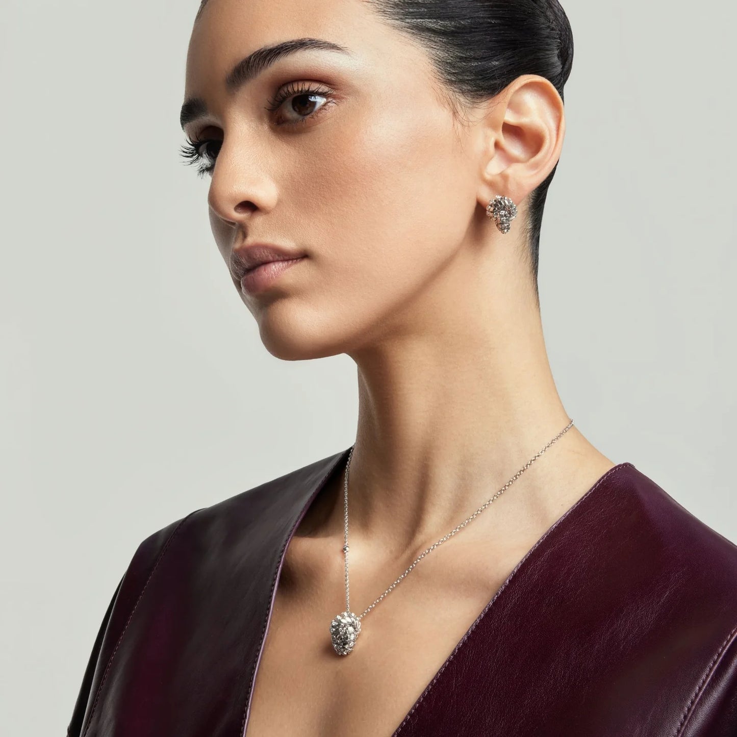 Petite Diamond Knot Pendant