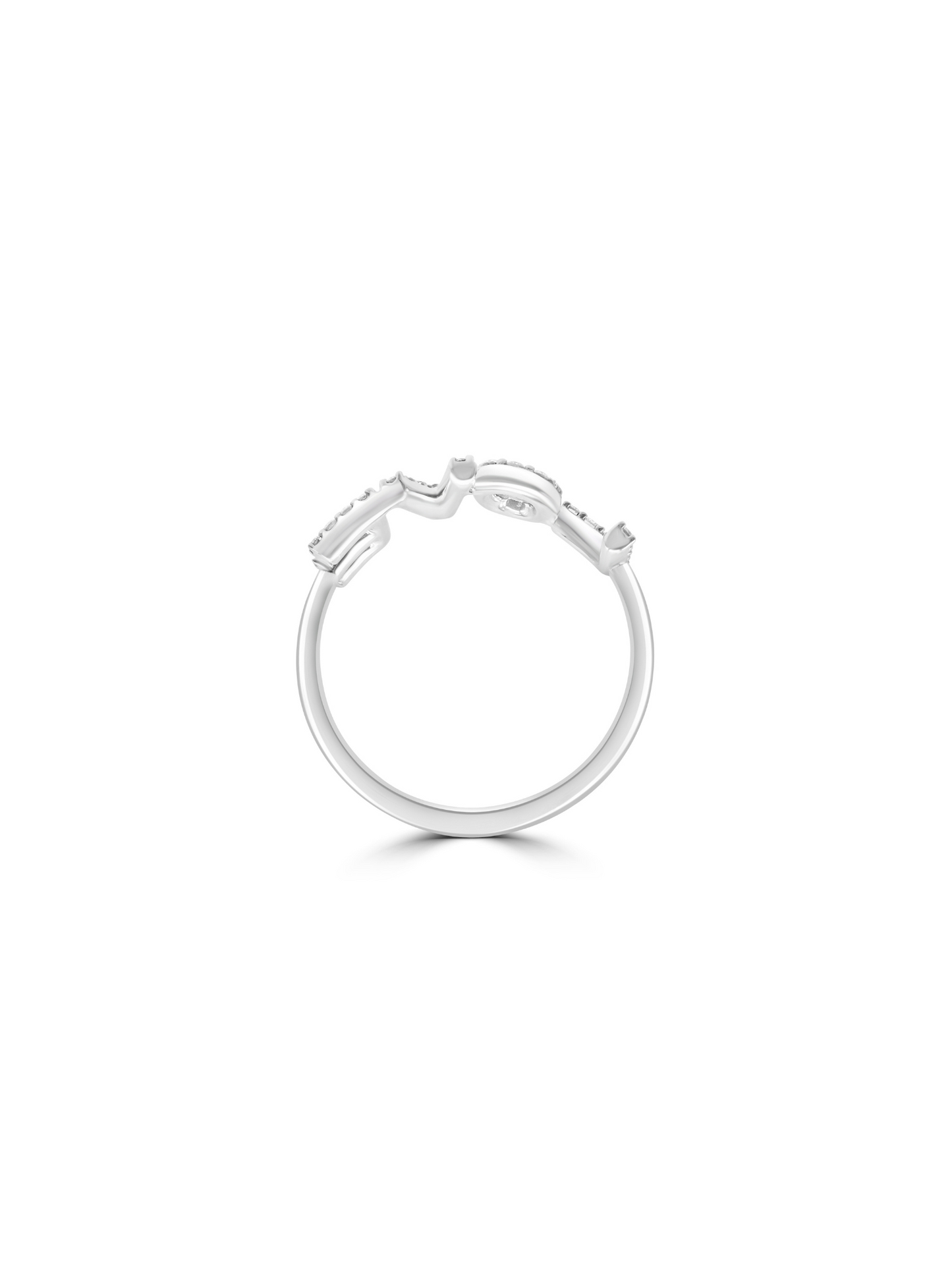 'Love' Diamond Ring