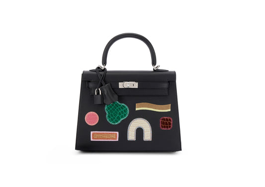 Hermès Kelly 25 Broderie Collage Bag