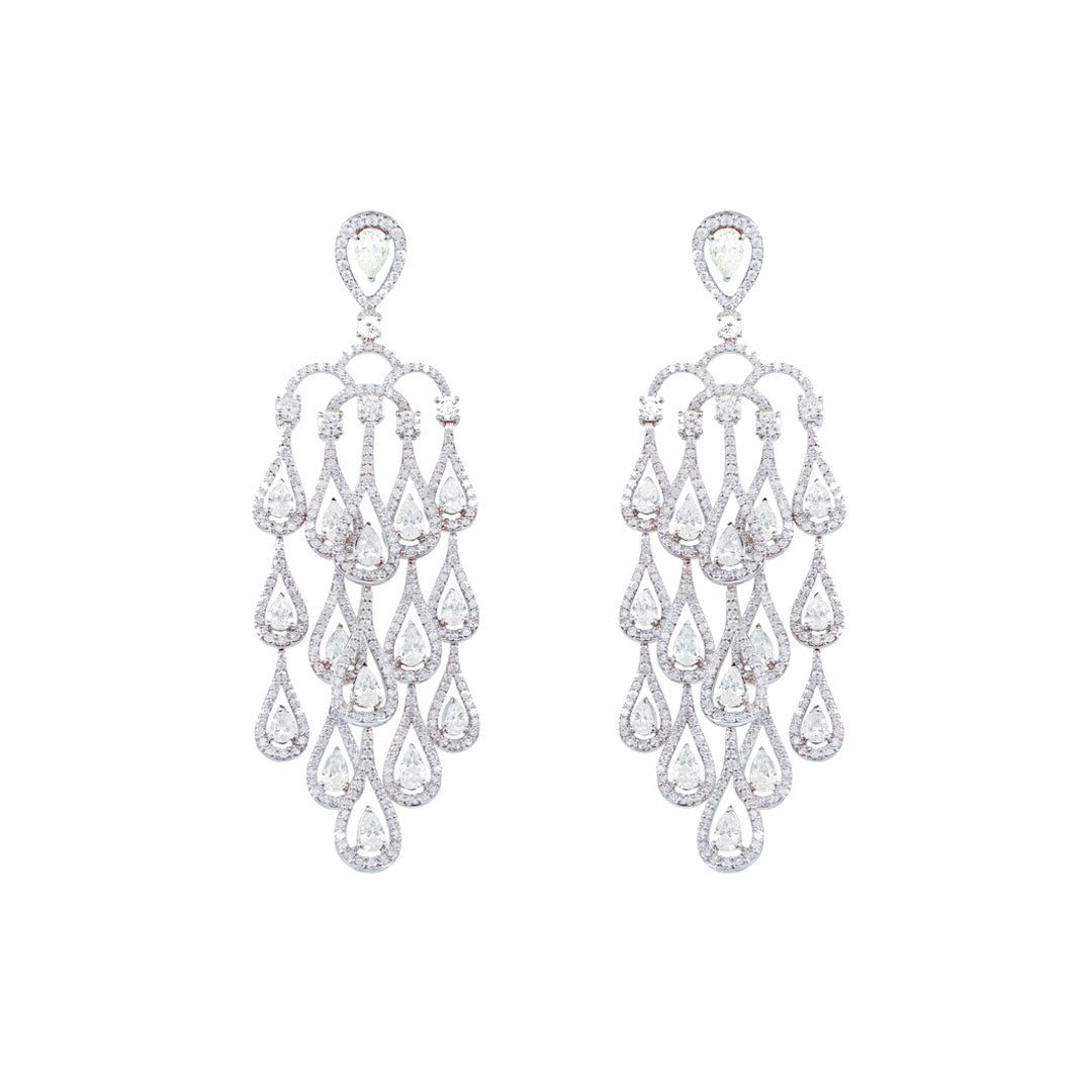 Diamond Chandelier Earrings