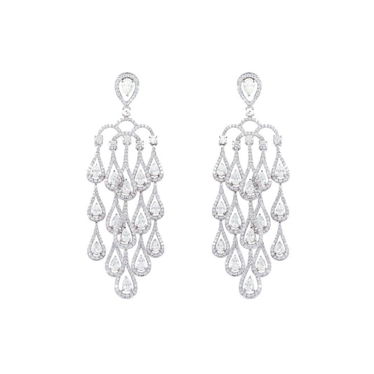 Diamond Chandelier Earrings