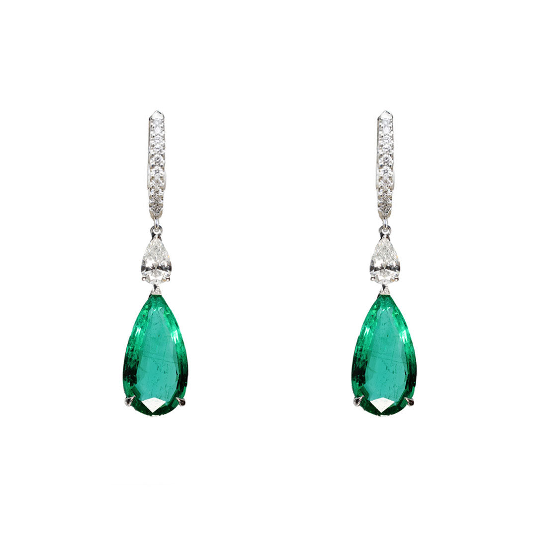 Emerald Drop Earrings