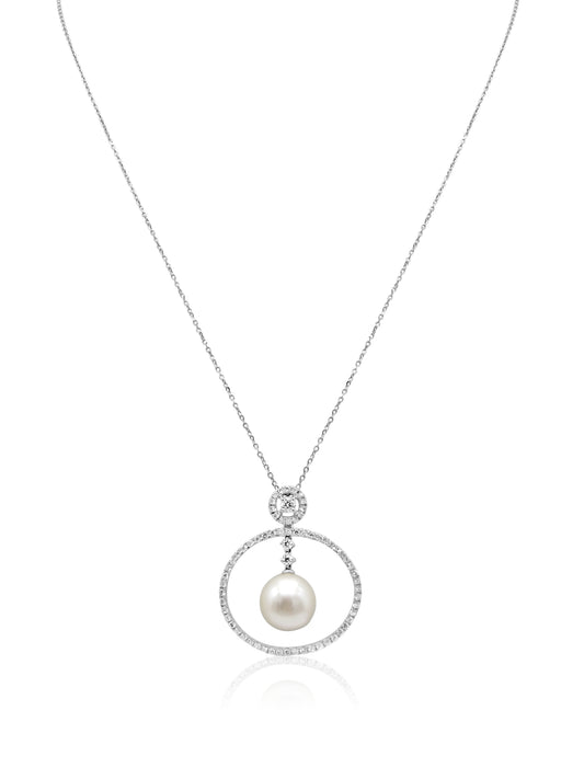 Pearl & Diamond Pendant