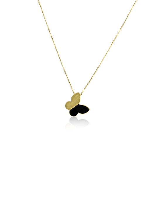 Gold Butterfly Pendant