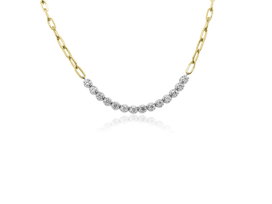 Gold and Diamond Necklace