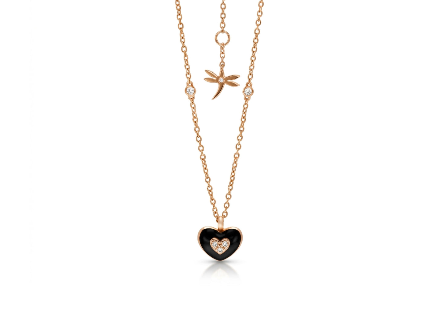 Petite Diamond Heart Pendant