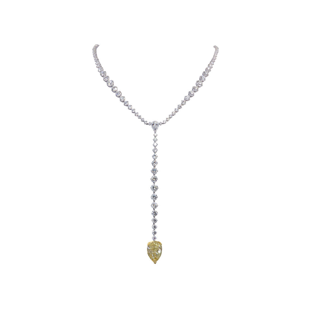 Diamond Waterfall Necklace