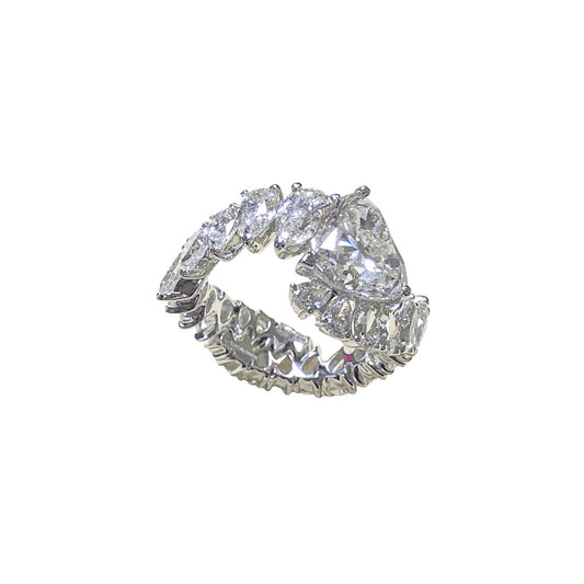 Heart Diamond Ring