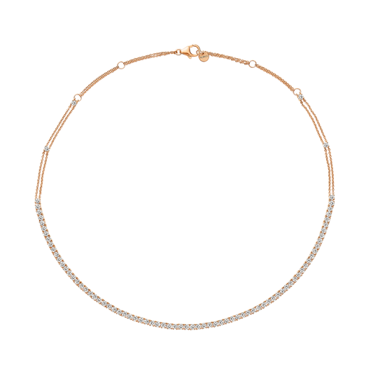 Riviera Diamond Tennis Necklace