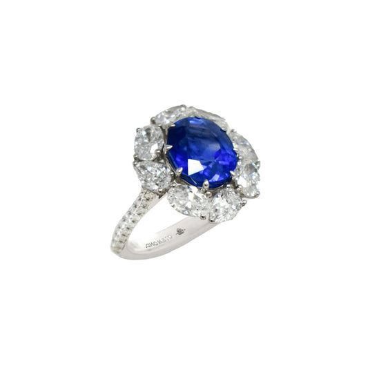 Sapphire and Diamond Ring