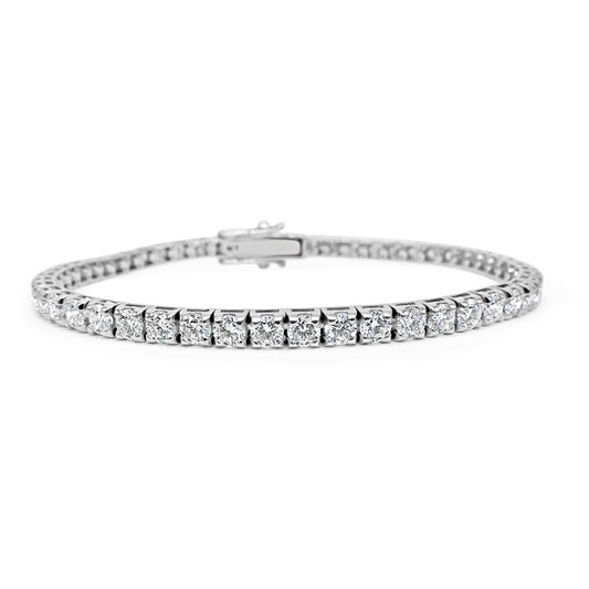 White gold diamond tennis bracelet