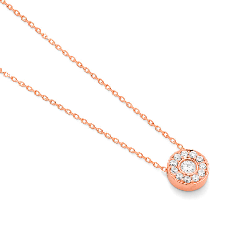 Diamond Pendant in Rose Gold