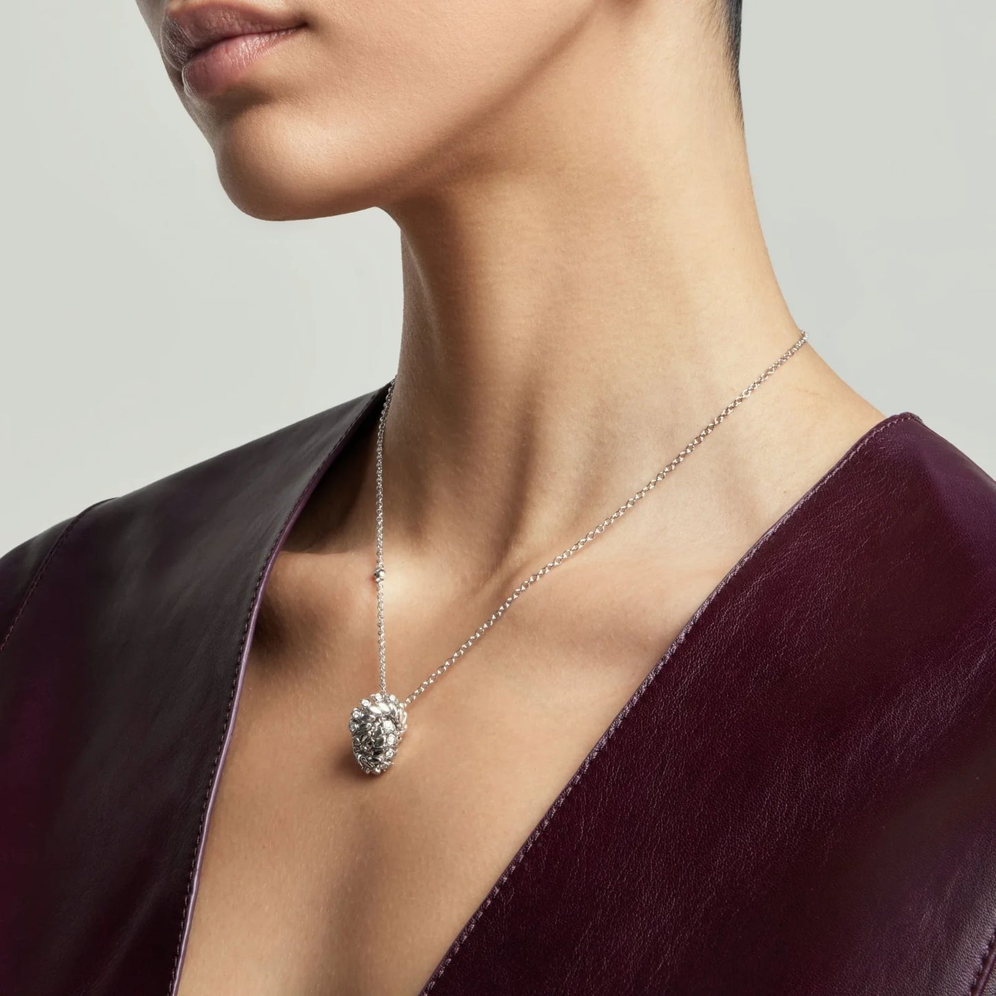 Petite Diamond Knot Pendant