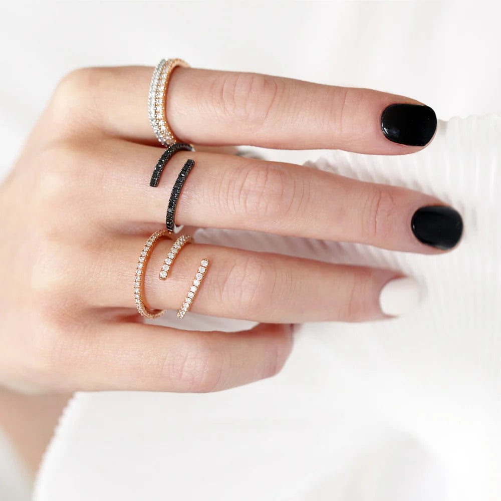 Eclipse Black Diamond Ring