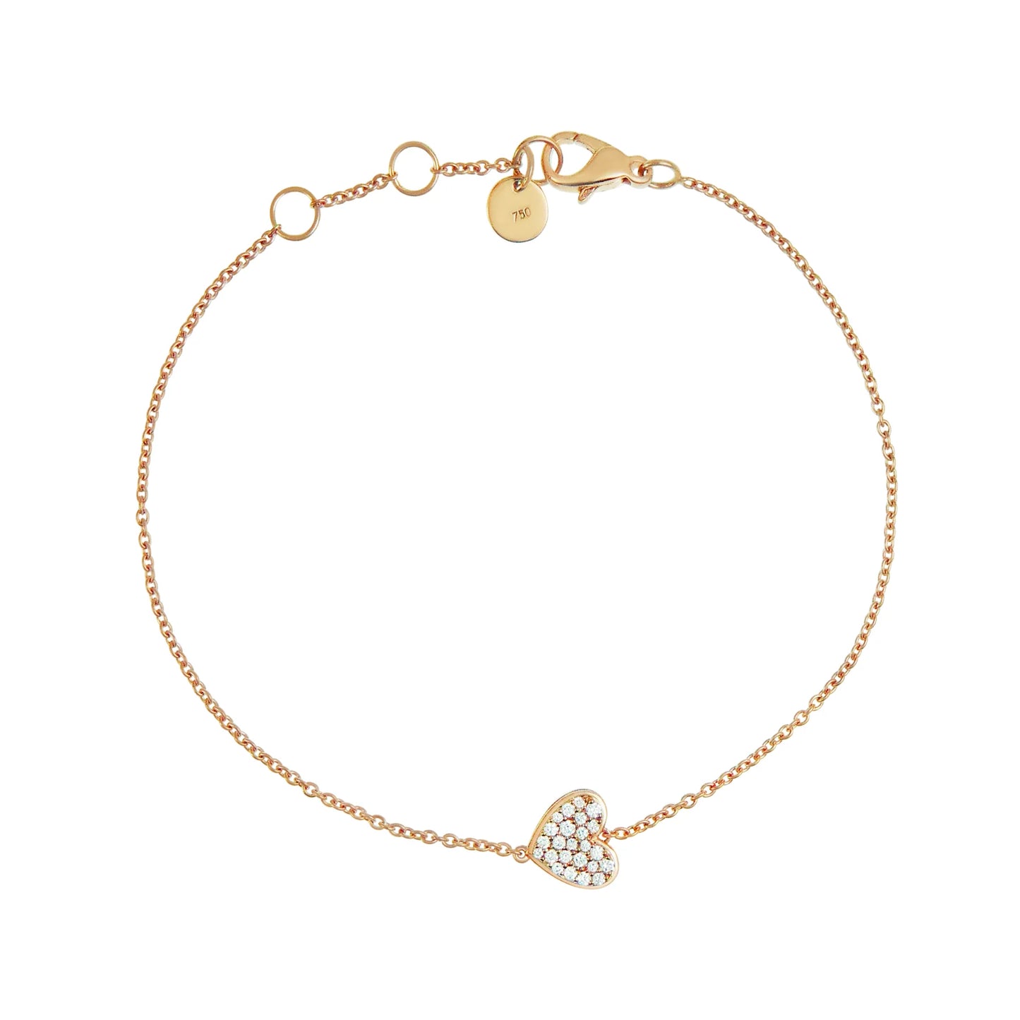 Heart Diamond Bracelet