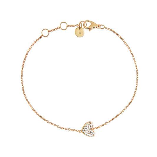 Heart Diamond Bracelet