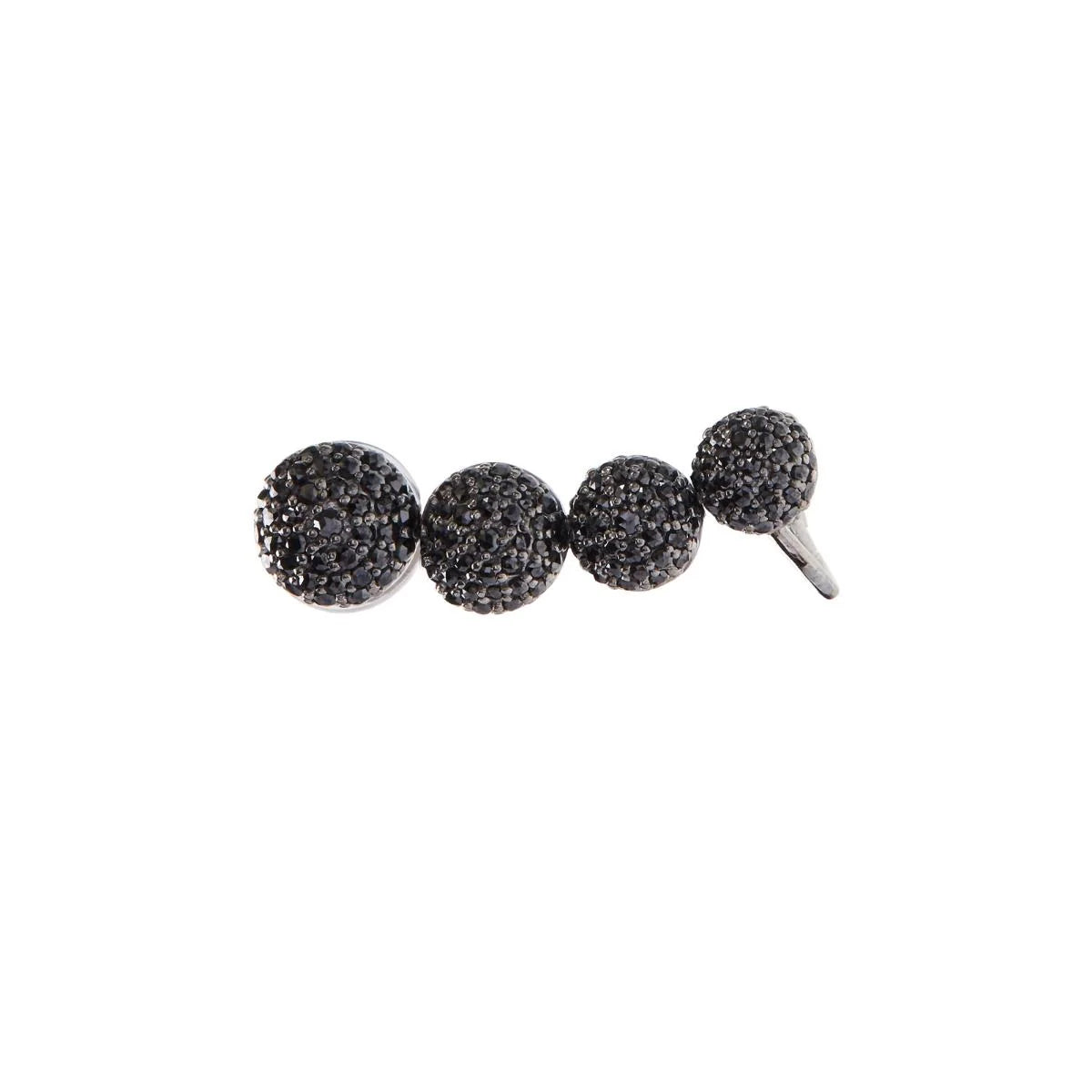Black Diamond Ear Cuff - Left