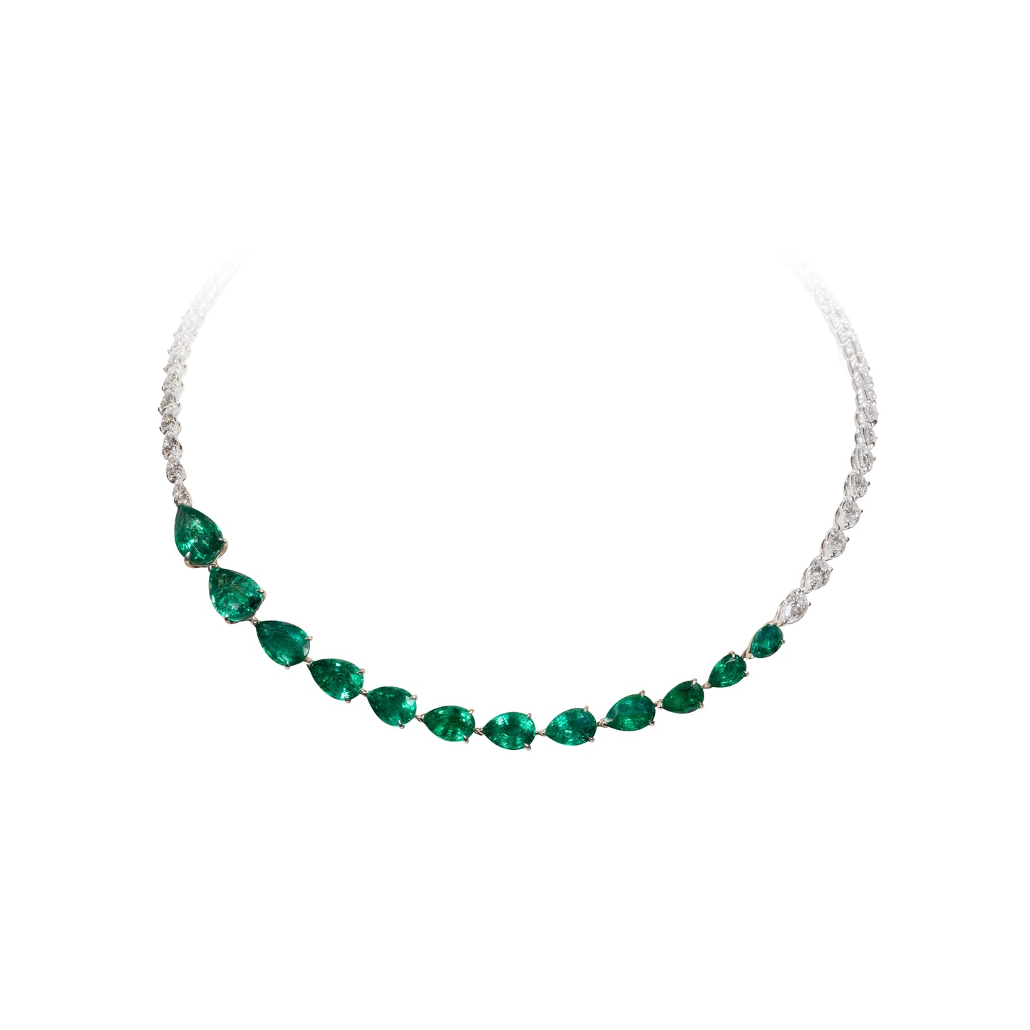 Emerald and Diamond Necklace
