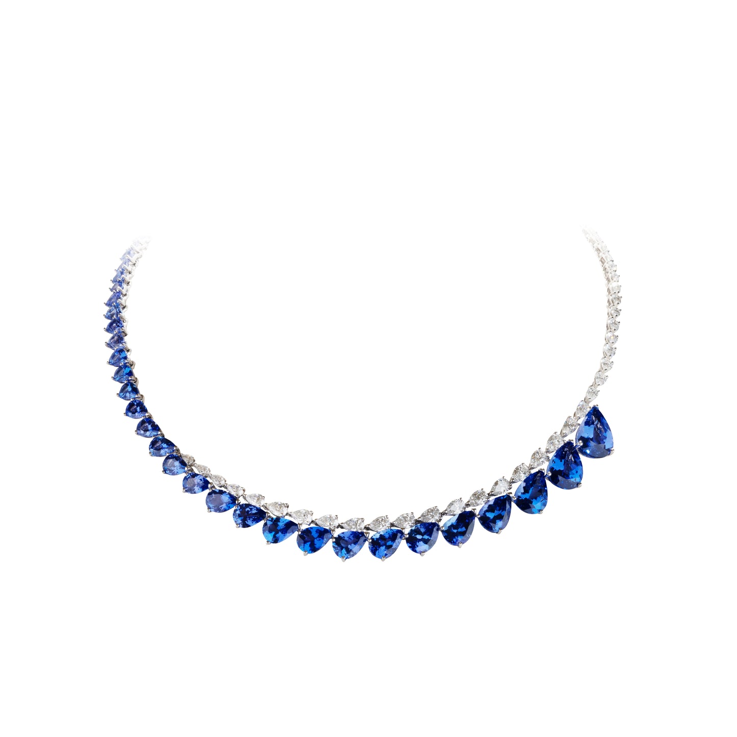 Tanzanite and Diamond Necklace