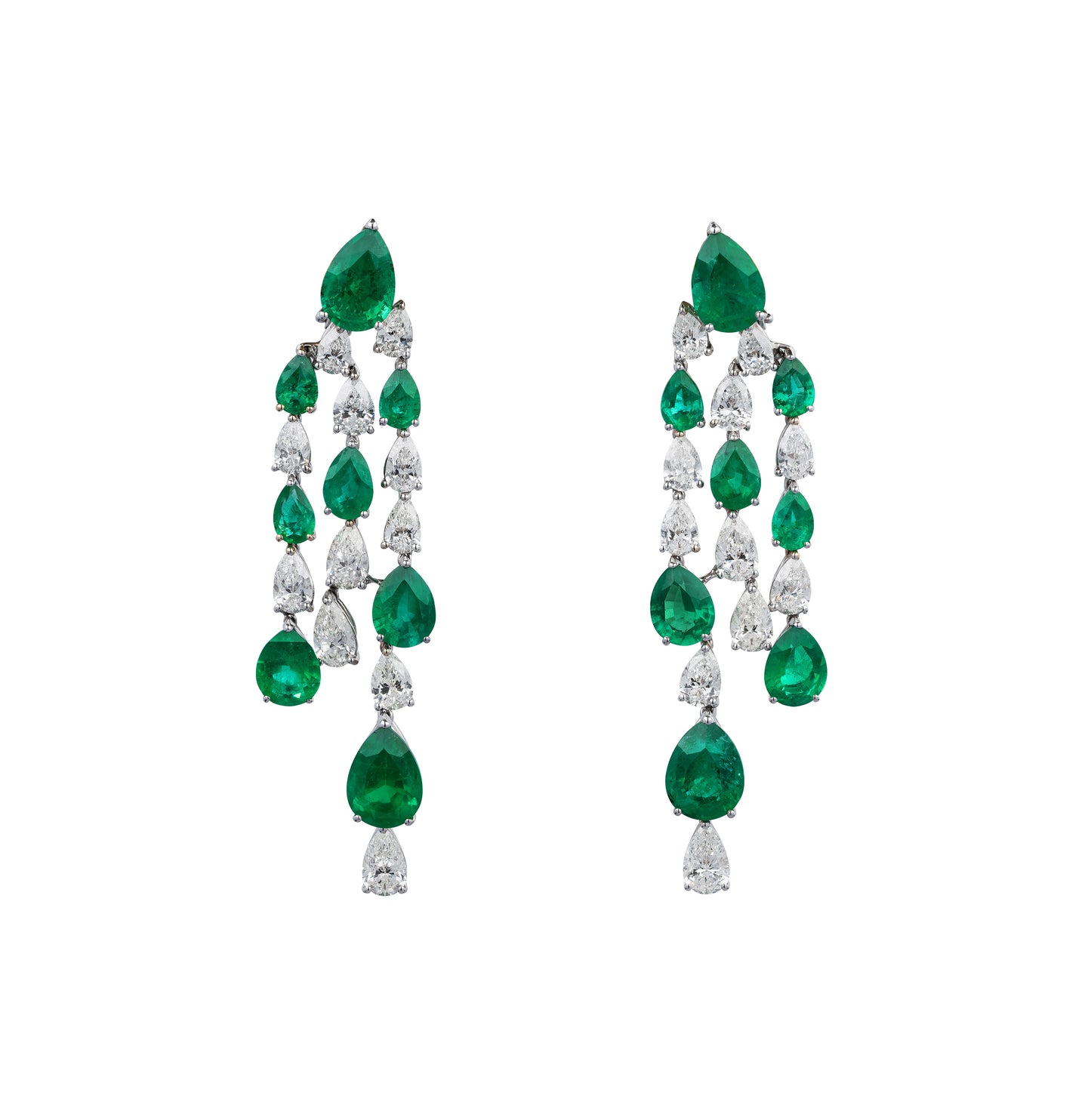 Emerald Diamond Earrings