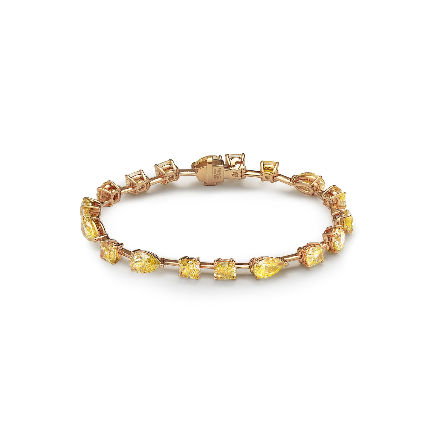 Yellow Diamond Tennis Bracelet