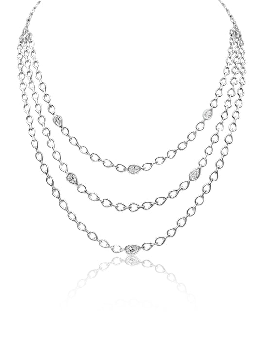 Layered Diamond Necklace