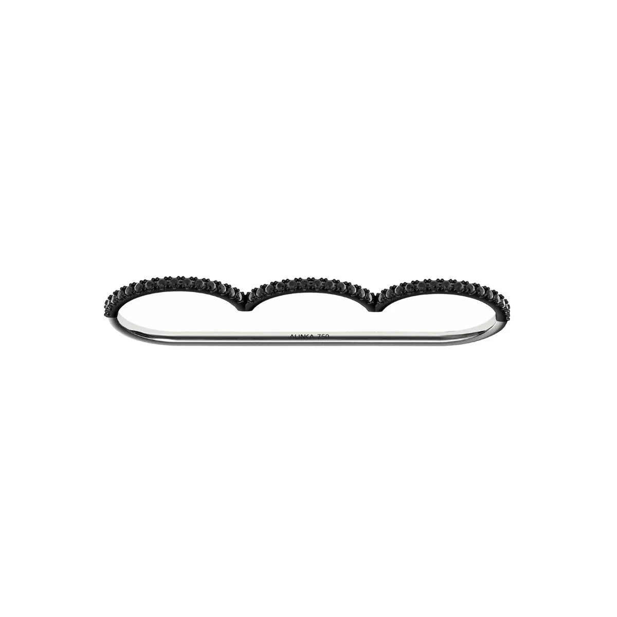 Black Diamond Cloud Ring