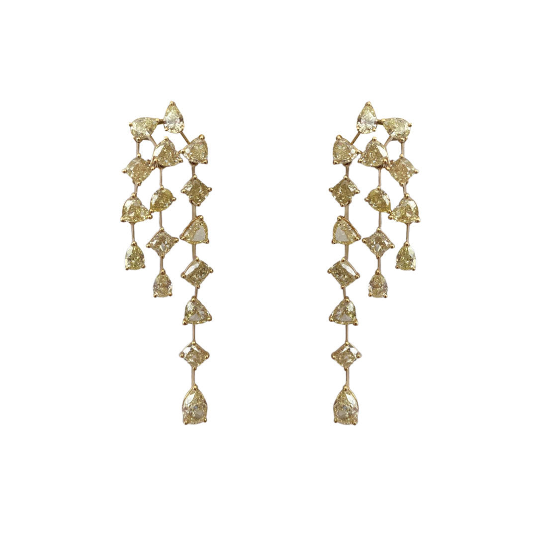 Sahara Yellow Diamond Earrings