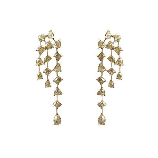 Sahara Yellow Diamond Earrings