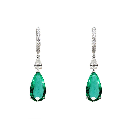 Emerald Drop Earrings