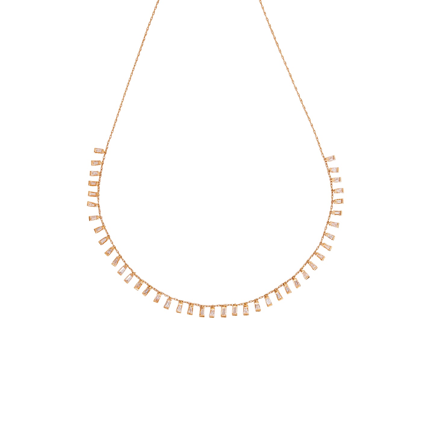 Dancing Diamond Necklace