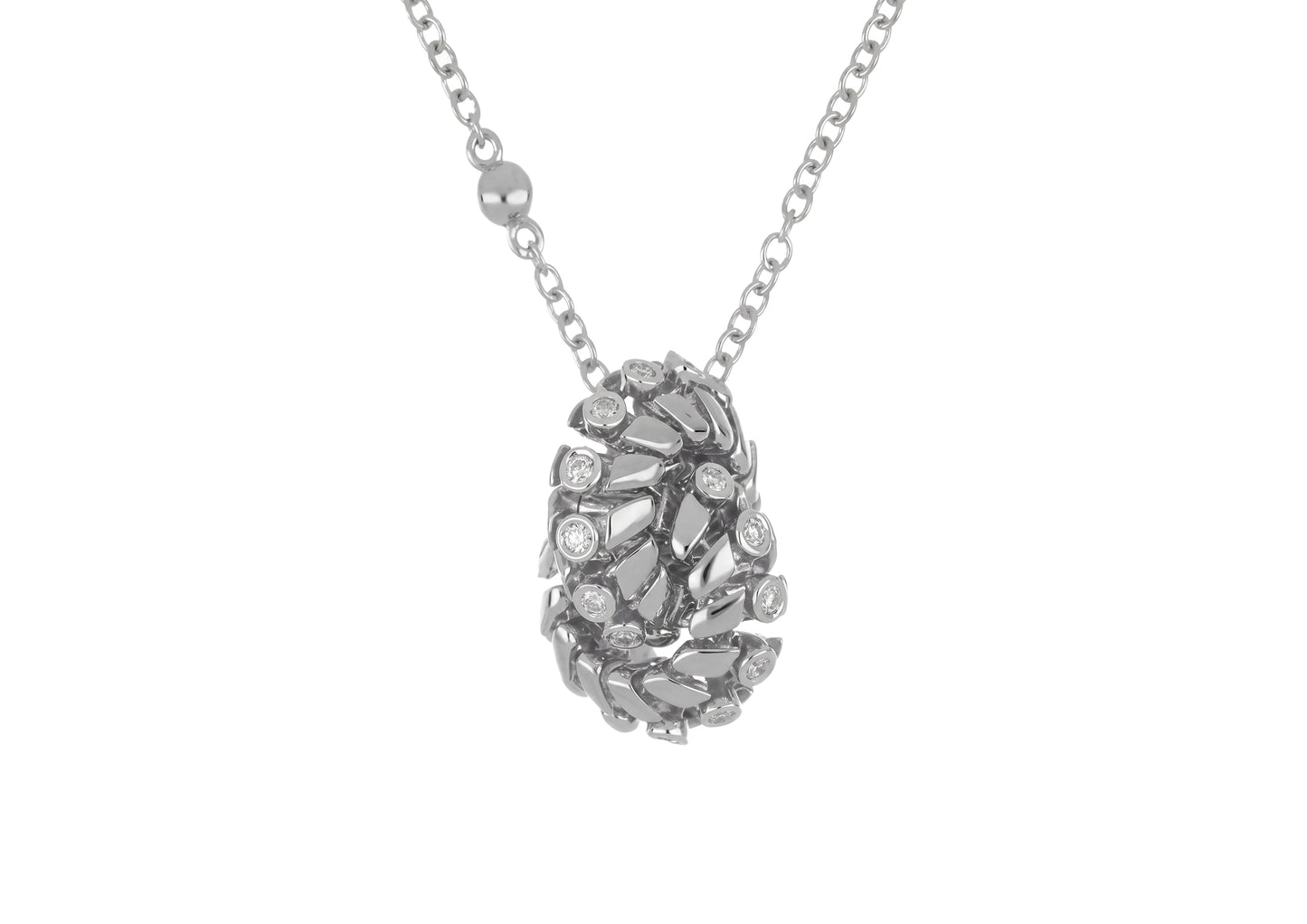 Petite Diamond Knot Pendant