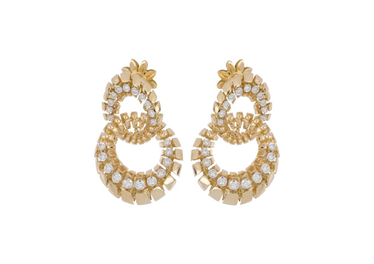 Entwined Diamond Earrings