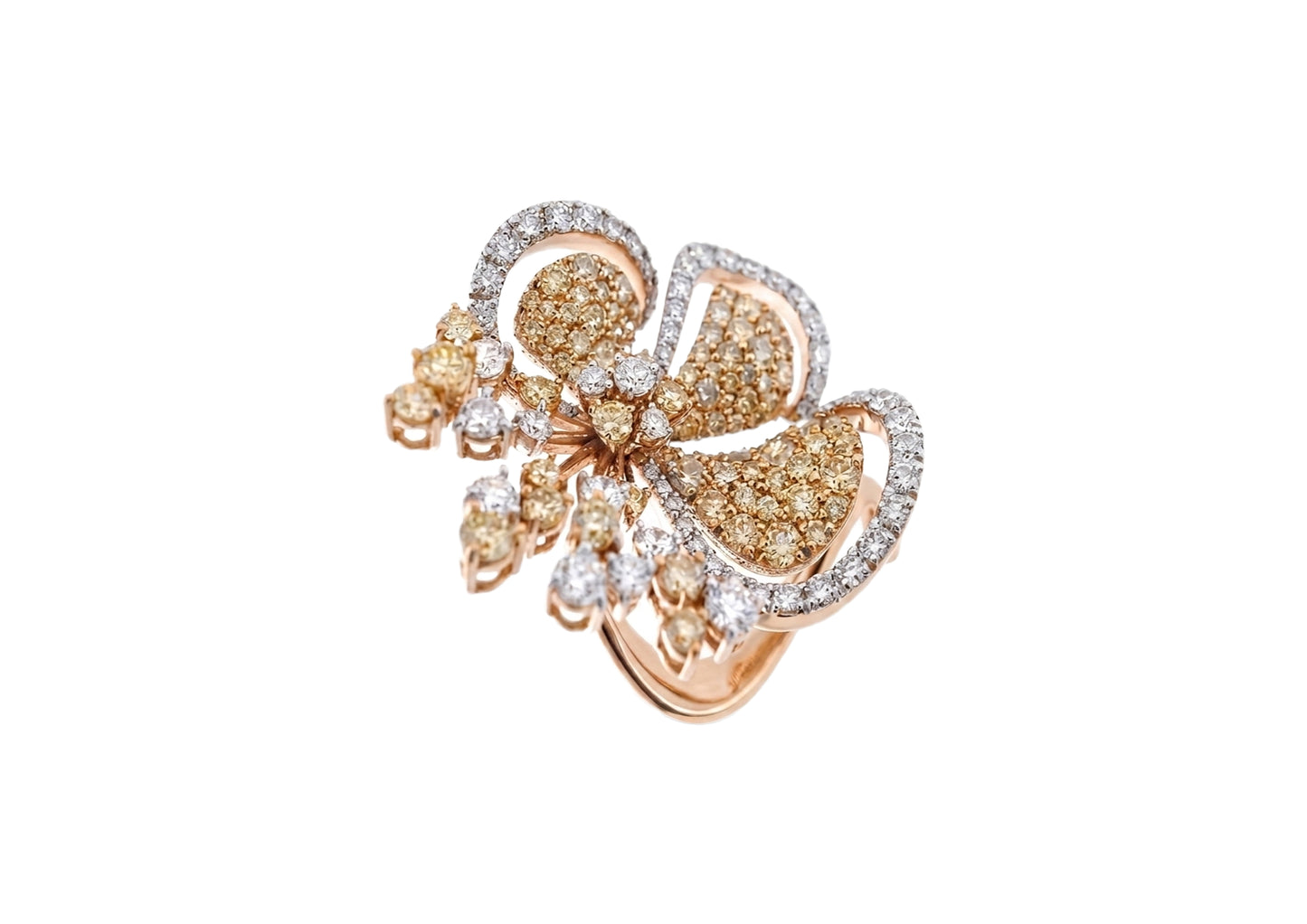 Floral Diamond Ring
