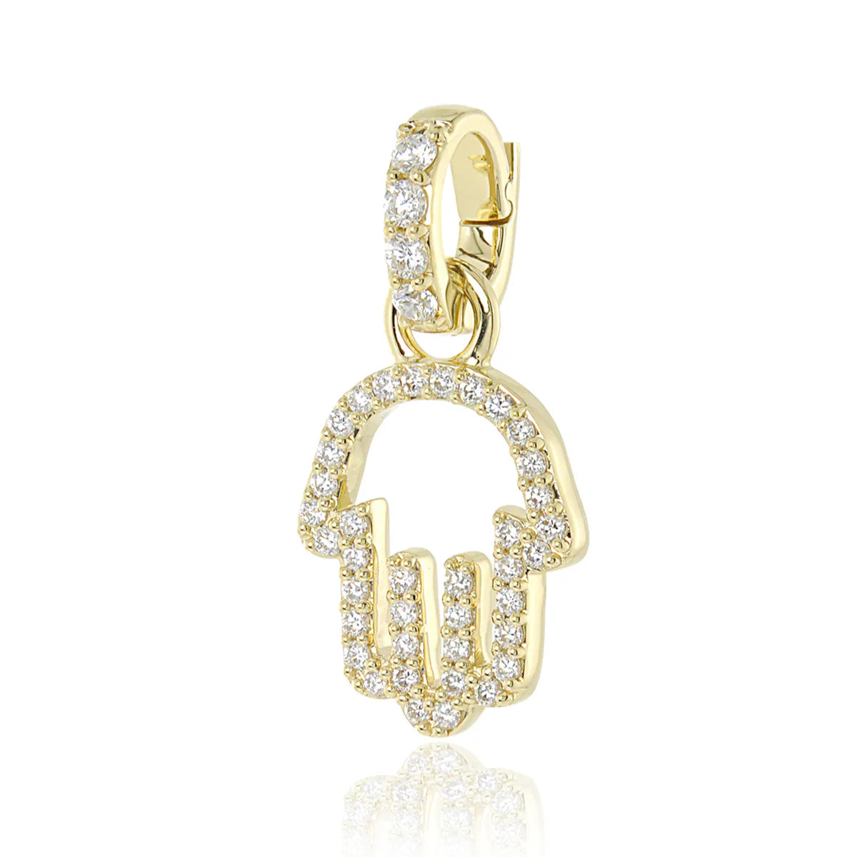 Hamsa Diamond Charm