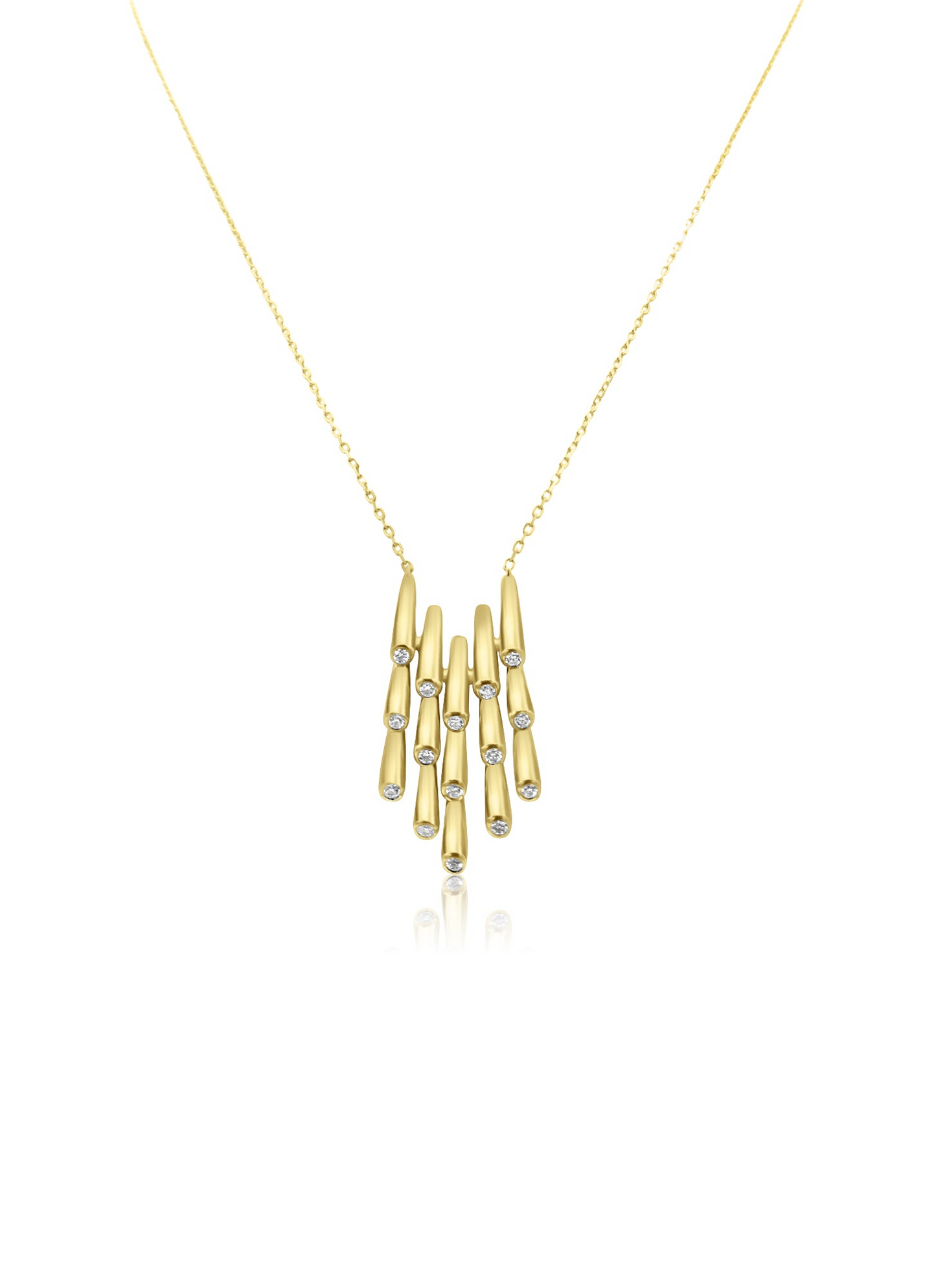Diamond Waterfall Necklace