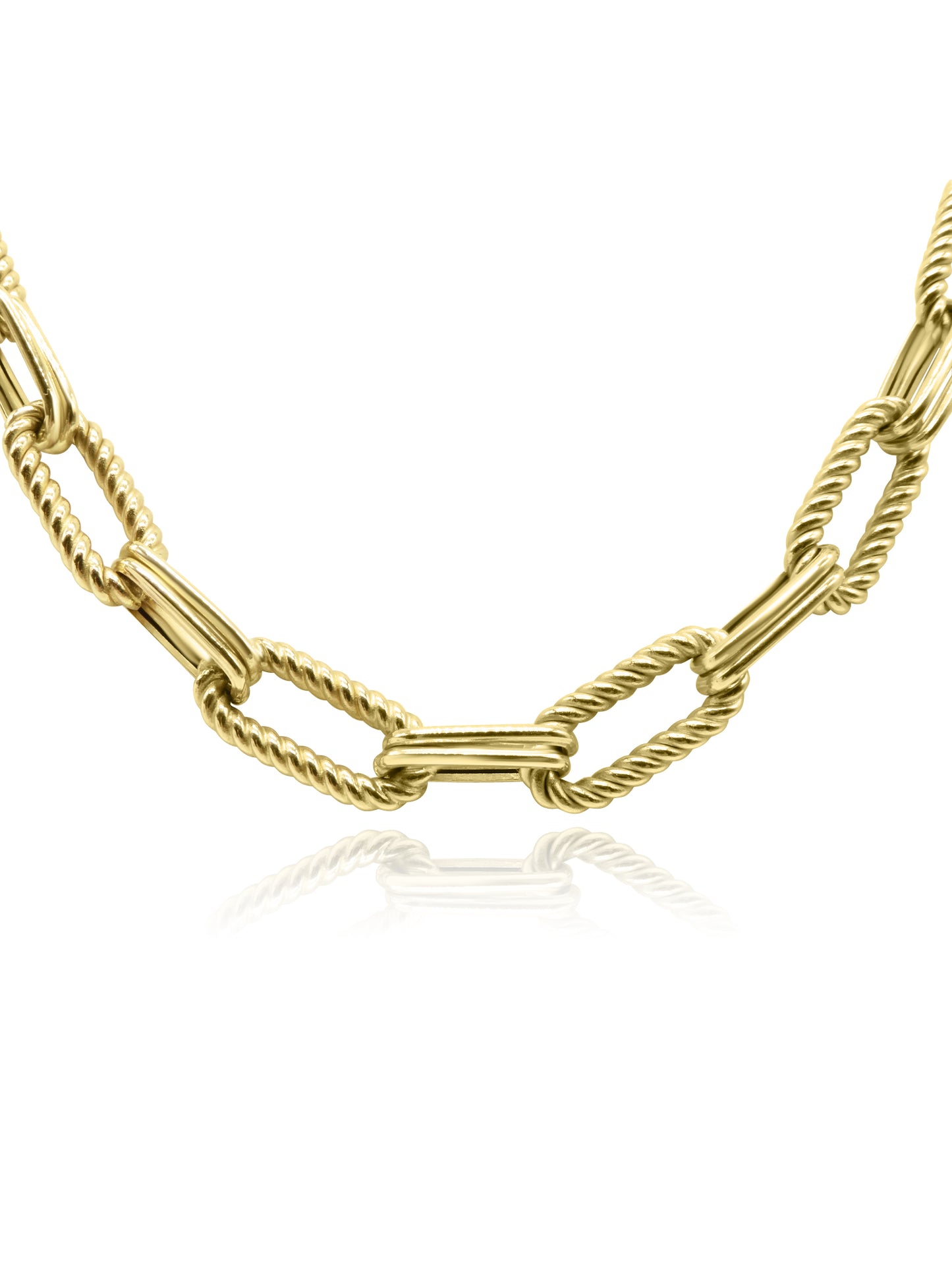 Textured Gold Chain