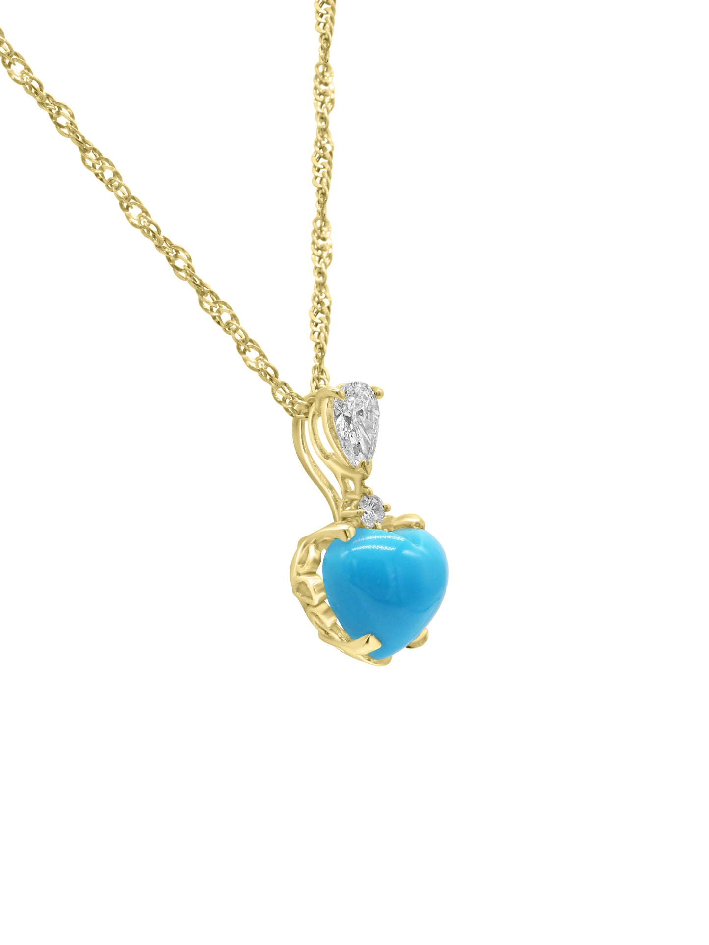 Turquoise Heart Necklace
