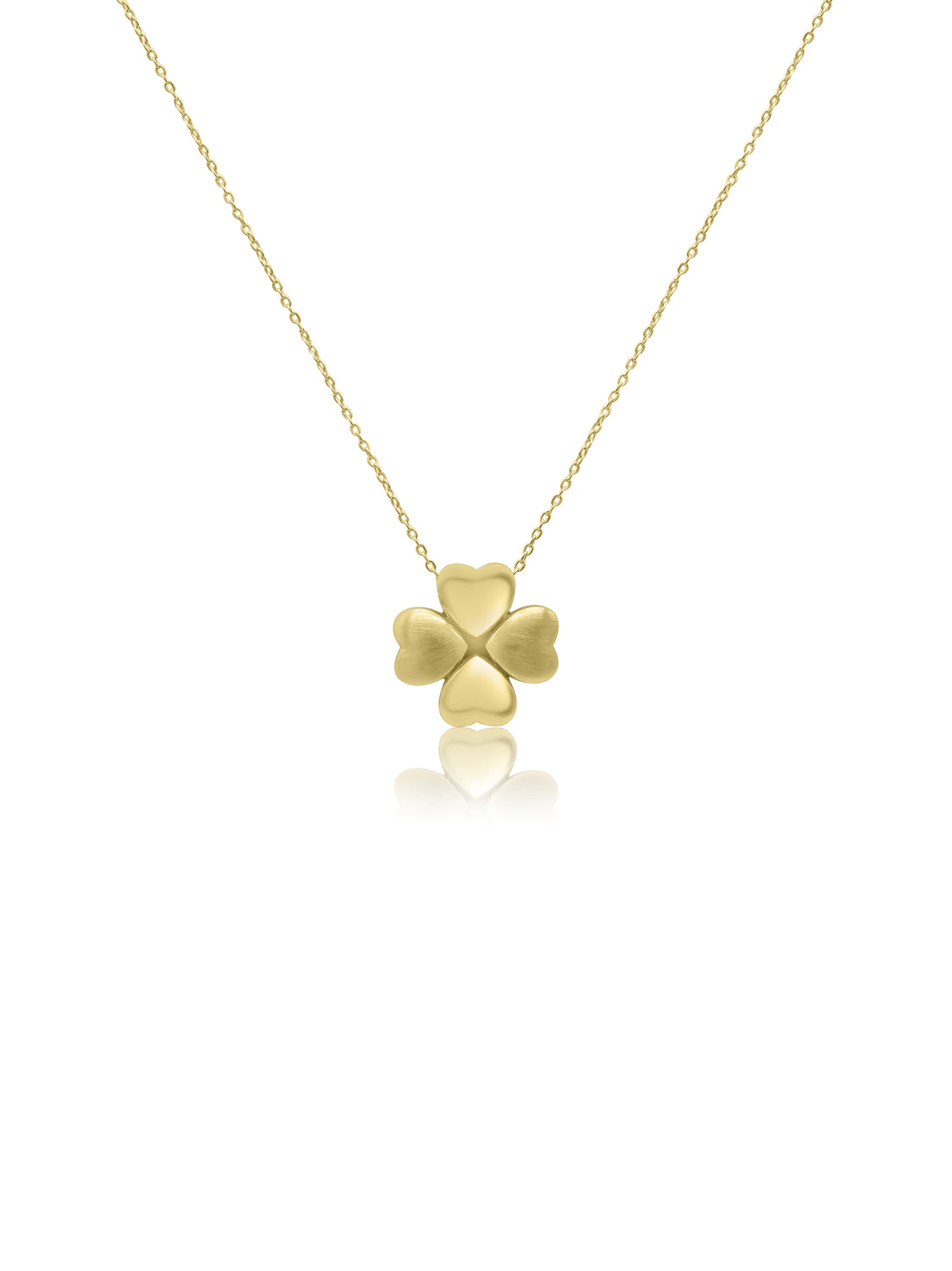 Yellow Gold Clover Leaf