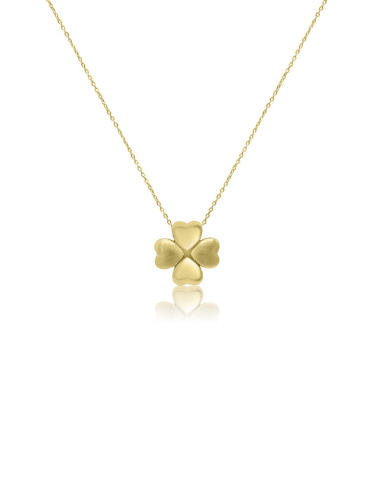 Yellow Gold Clover Leaf