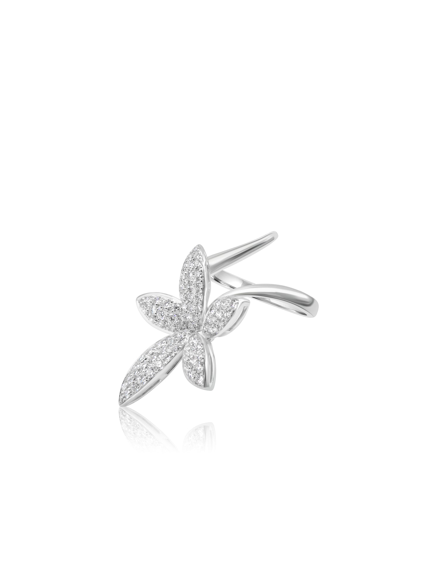 Flower Spiral Ring