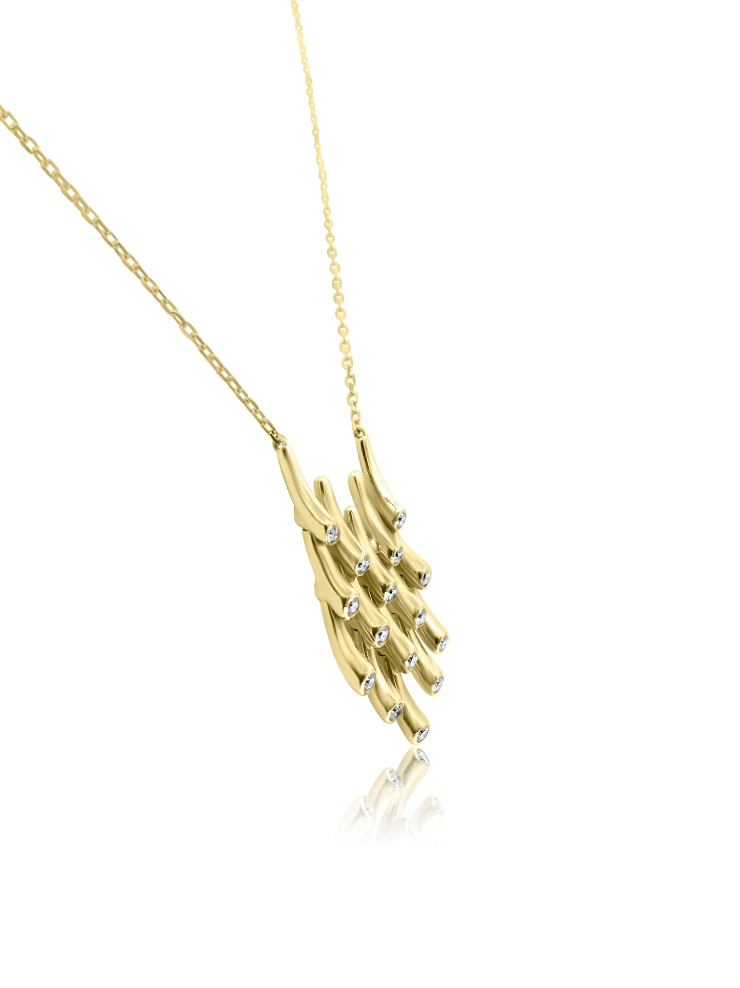 Diamond Waterfall Necklace