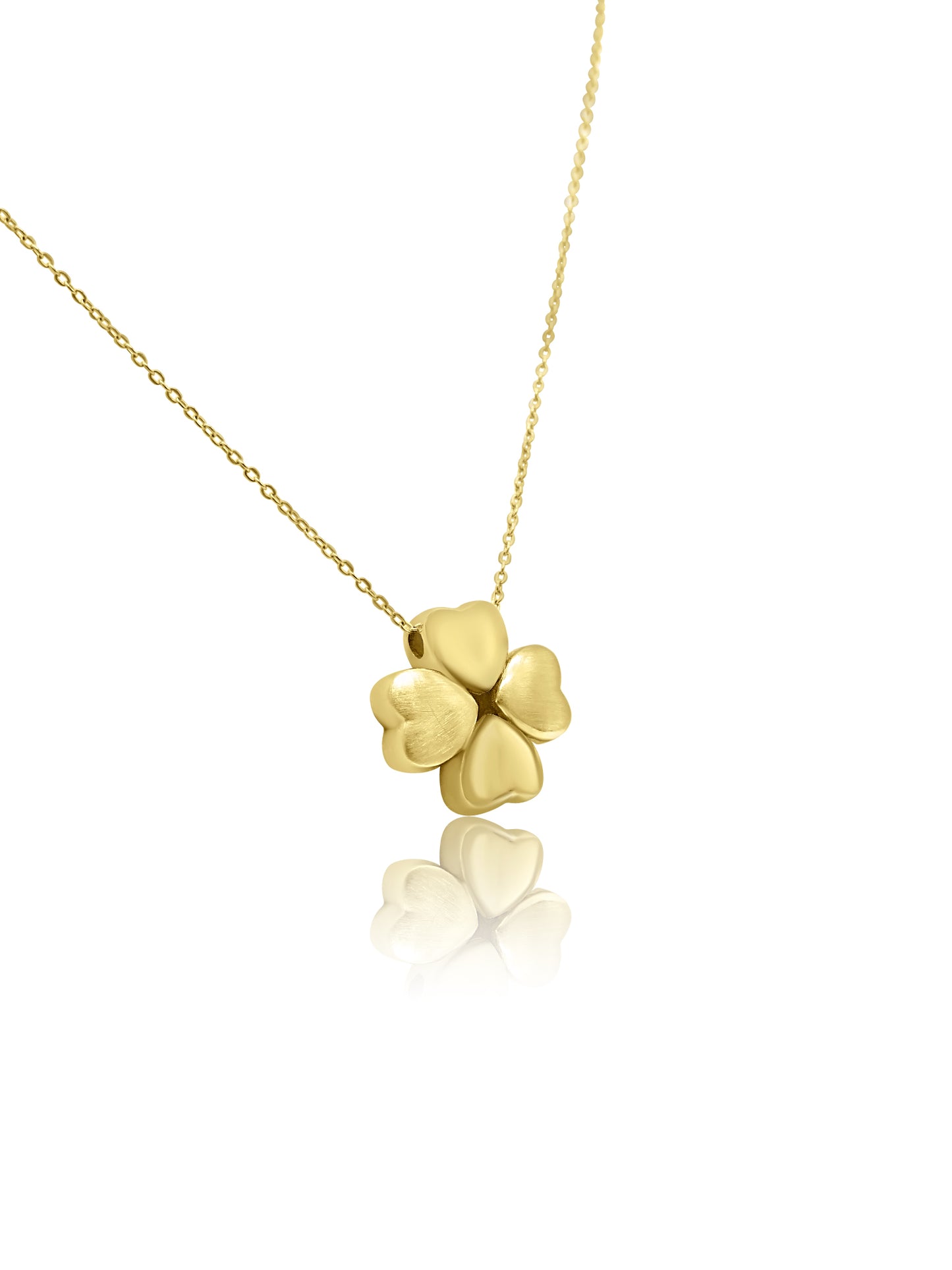 Yellow Gold Clover Leaf