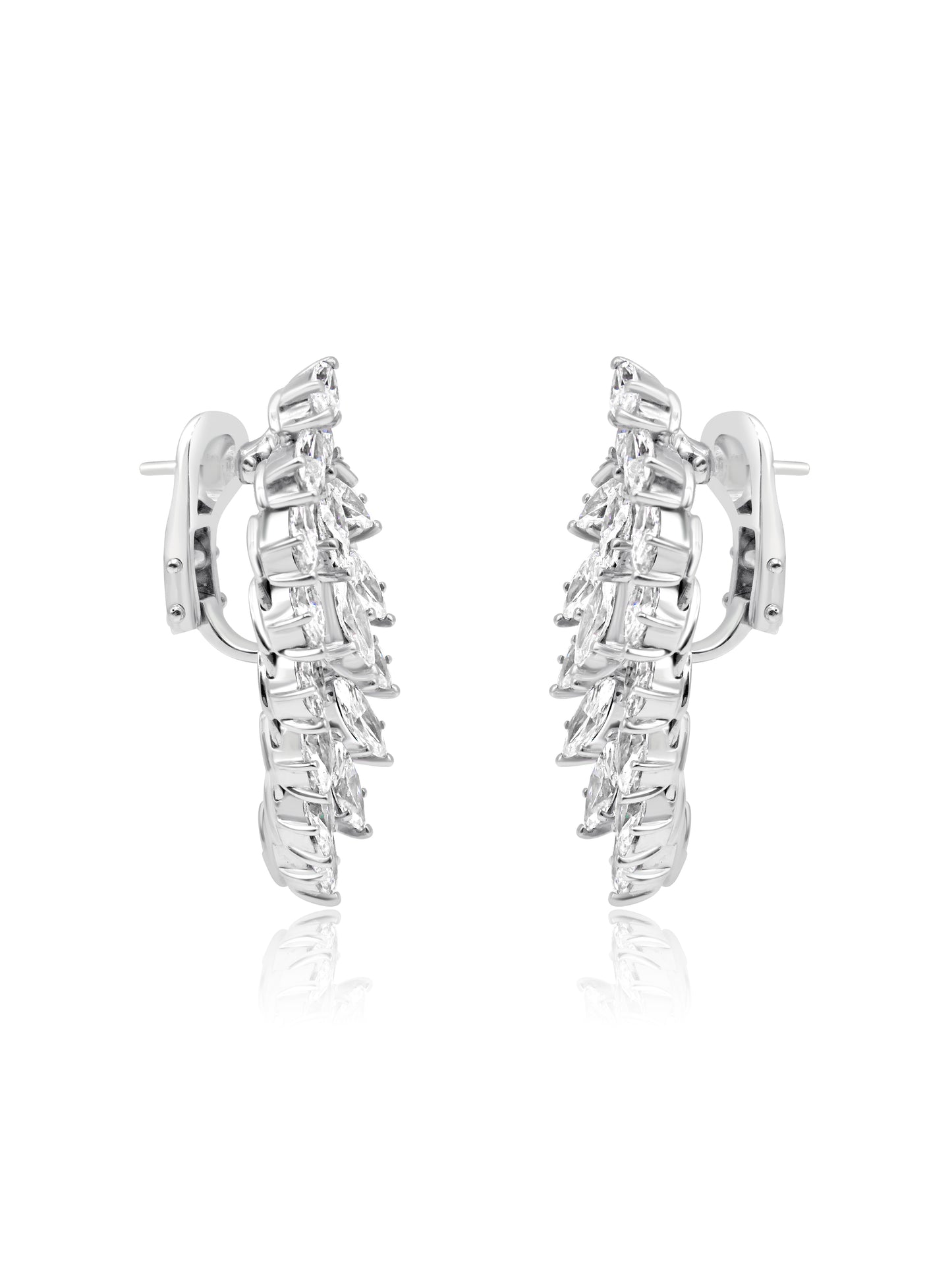 Cascading Marquise Diamond Earrings