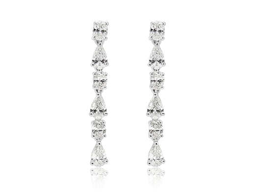 Diamond Drop Earrings