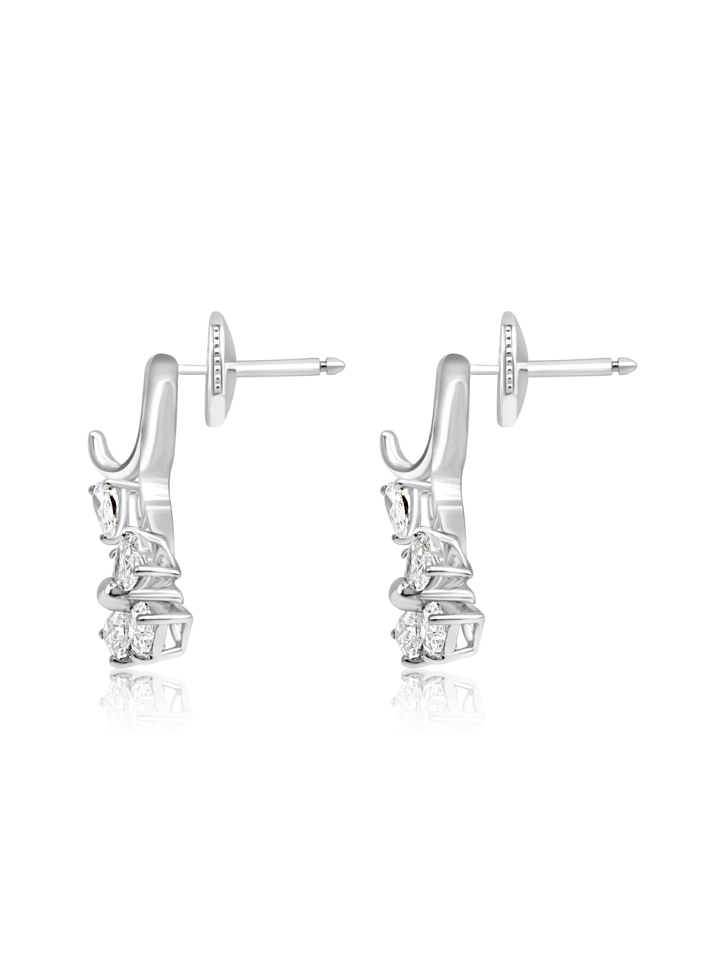 Floral Diamond Earrings