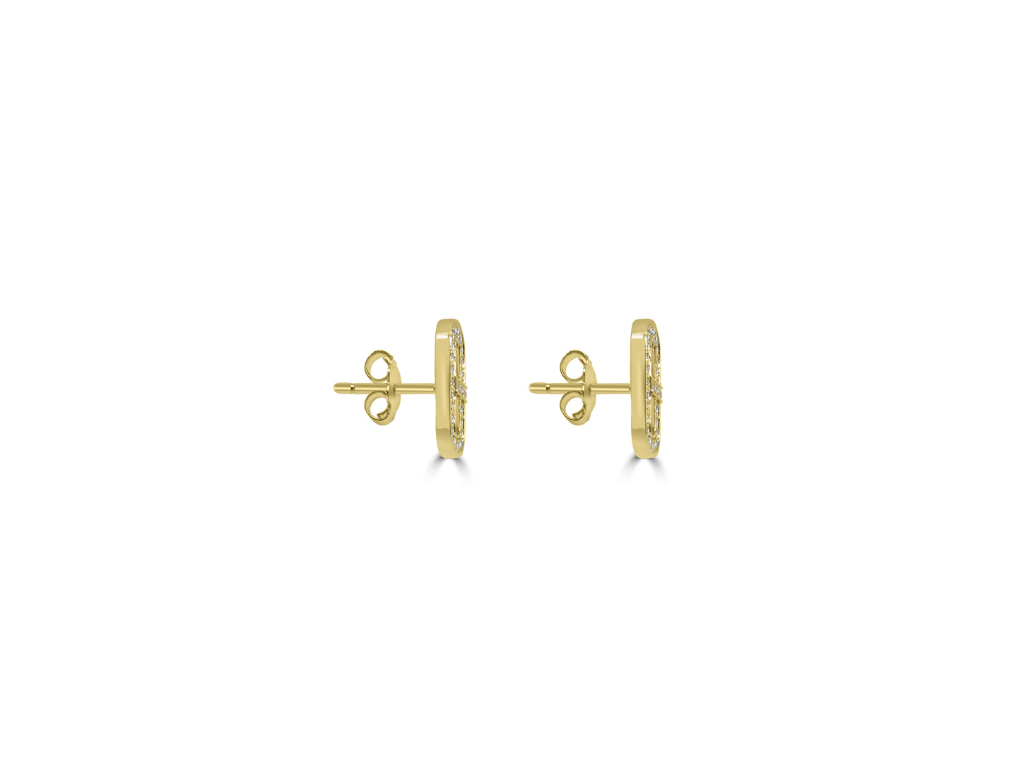 Diamond Geometric Studs