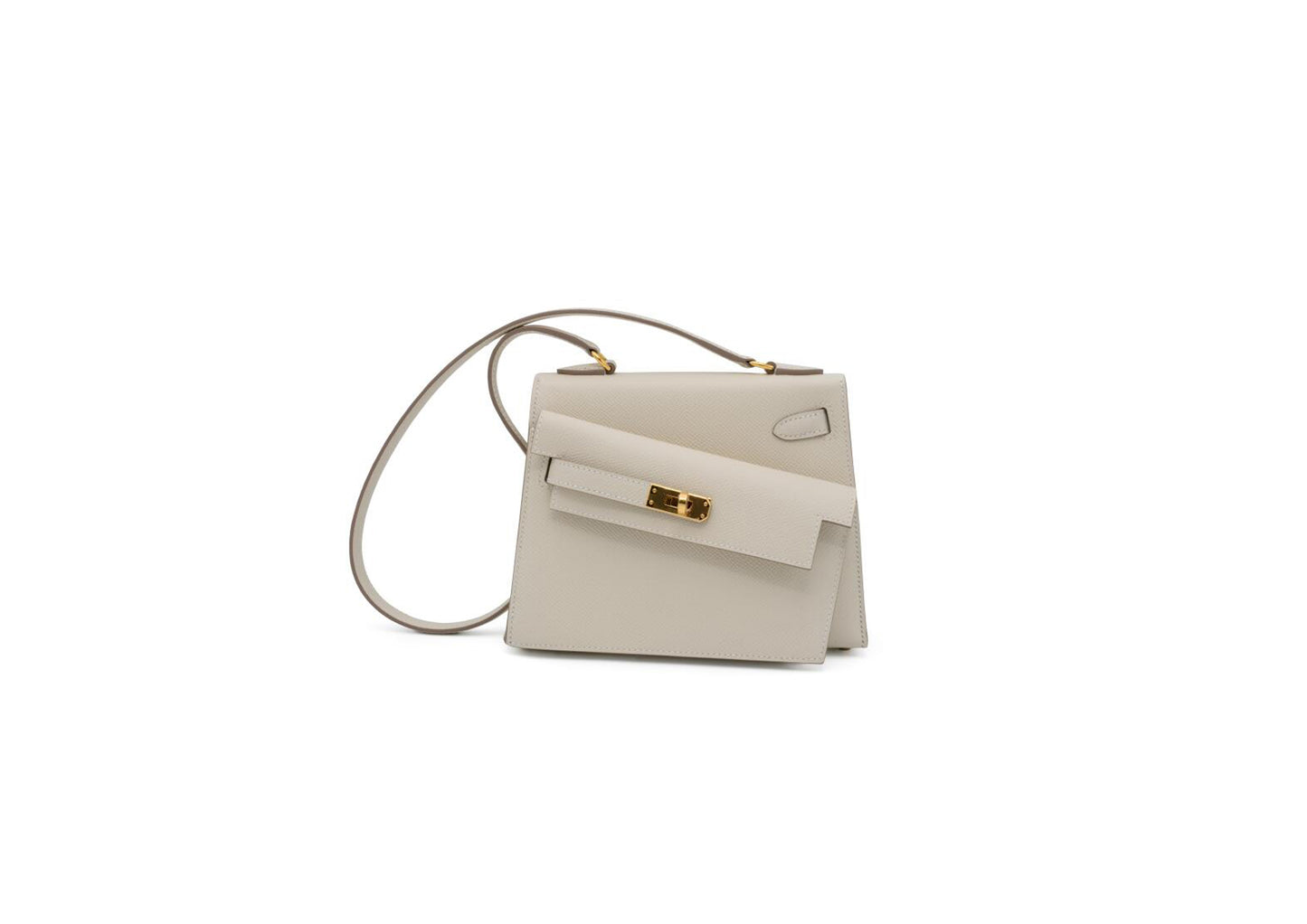 Hermès Kelly Désordre Craie Epsom Bag
