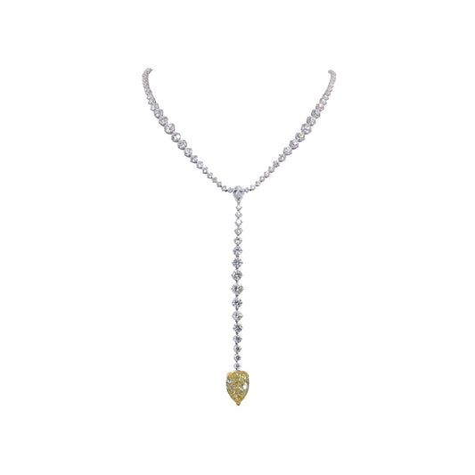 Diamond Waterfall Necklace
