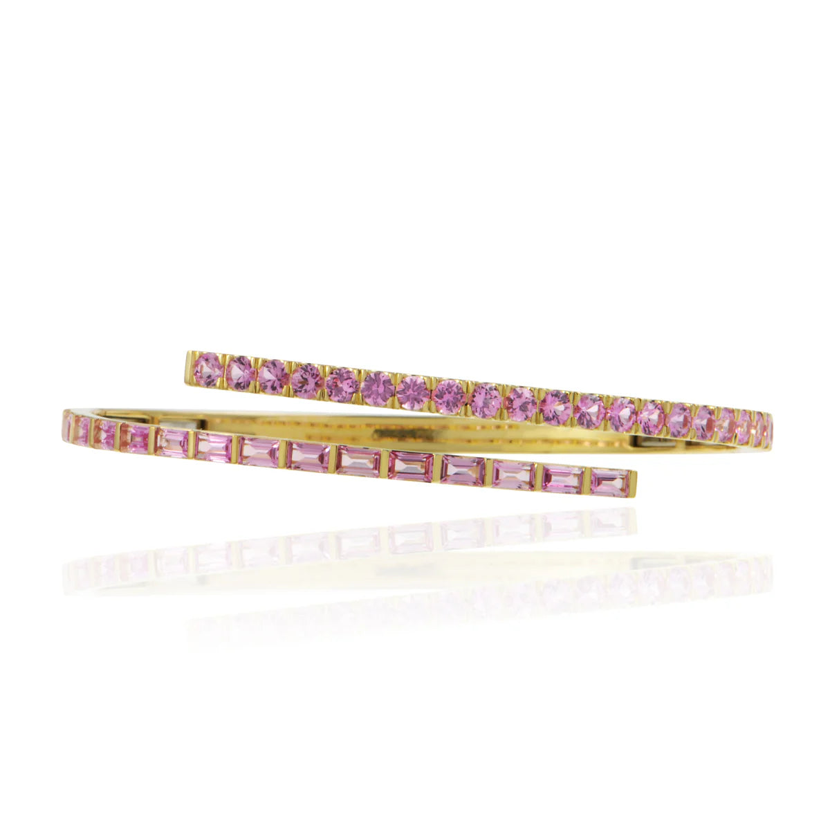 Pink Sapphire Bangle